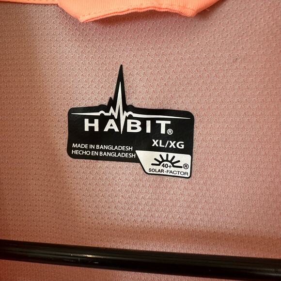 Habit Fishing Shirt Vented Short Sleeve XL - Picture 3 of 5